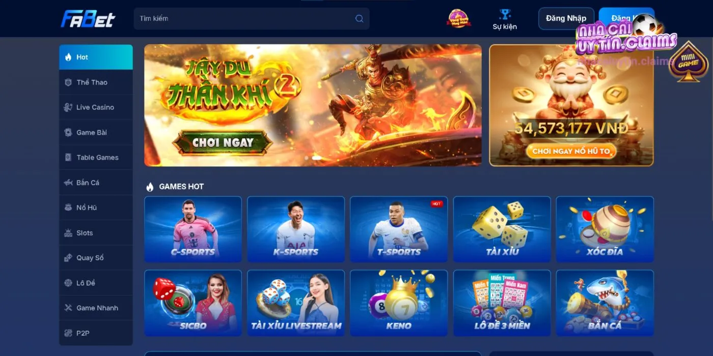 Fabet ra mắt năm 2012 với không gian giải trí đỉnh cao