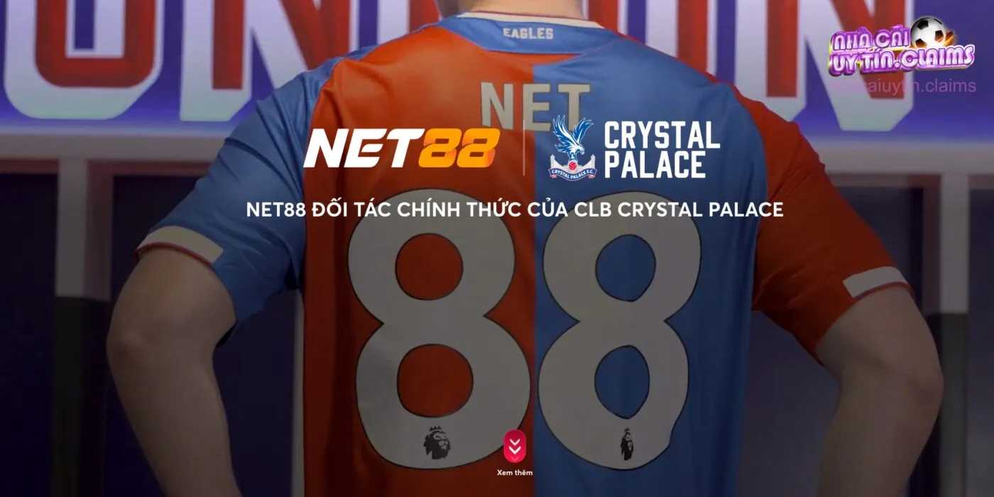 N88 là đối tác toàn cầu và tài trợ áo đấu cho CLB Crystal Palace