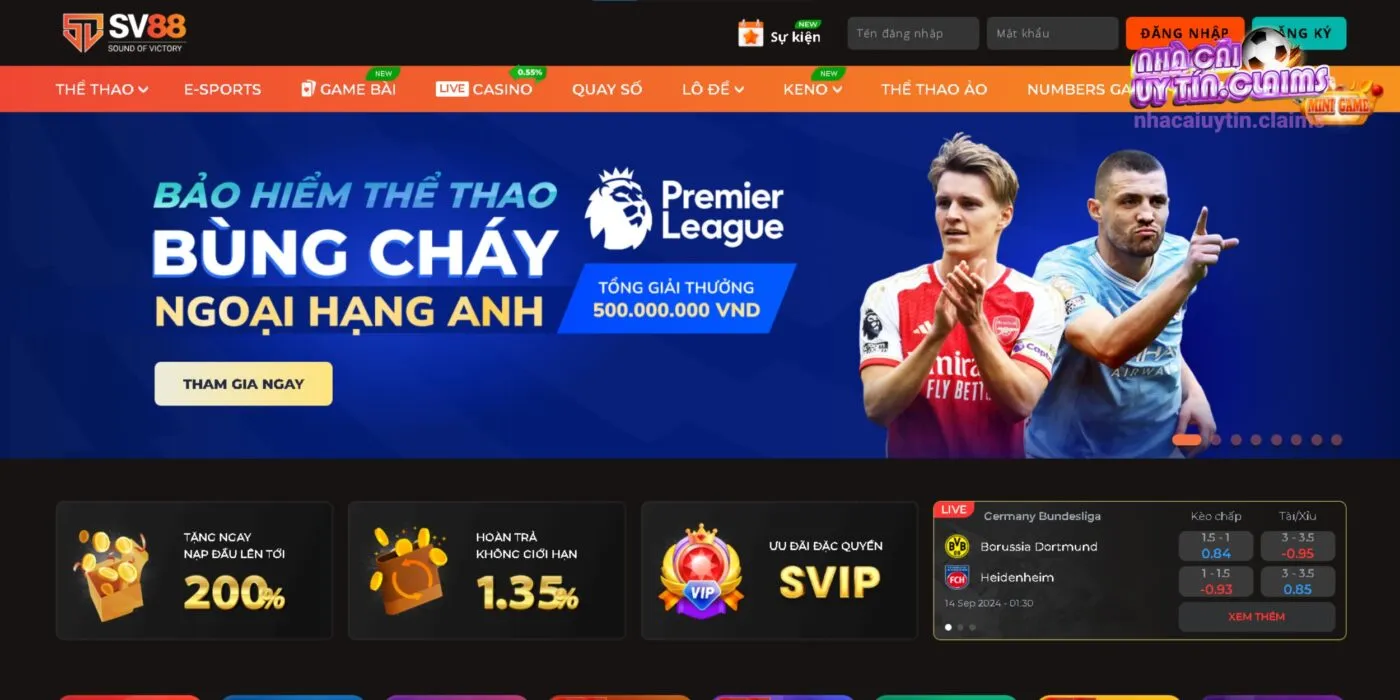 Trải nghiệm game mượt mà trên nhà cái SV88